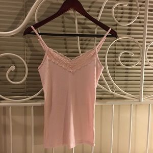 Sexy PINK lace tank top 😍💗